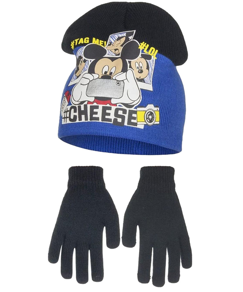 Disney Mickey Kids Hat & Gloves Winter Set - Super Heroes Warehouse